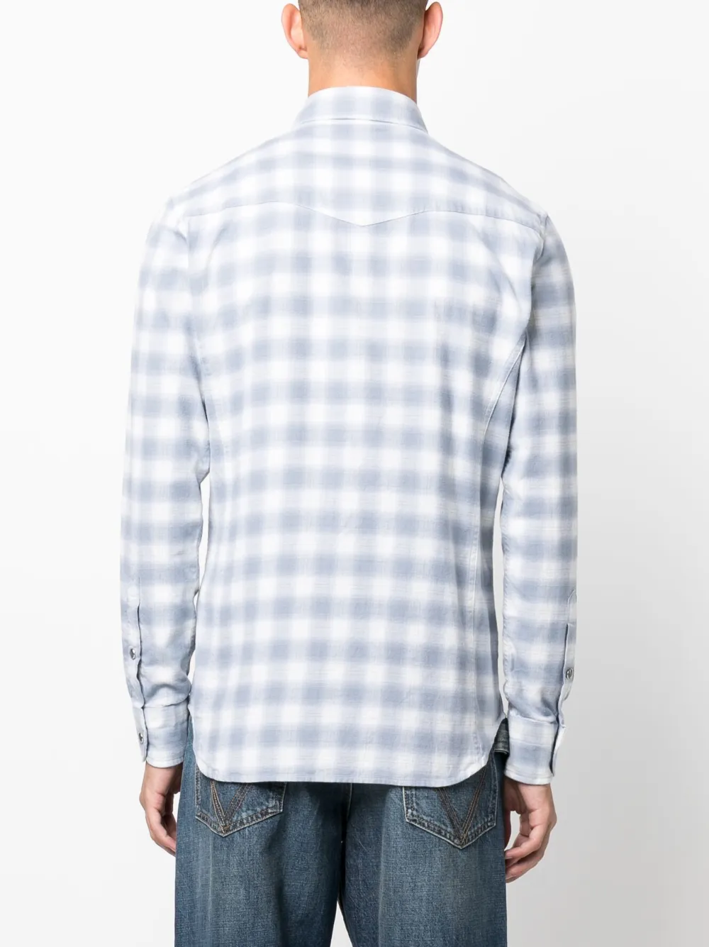 Affordable TOM FORD gingham-check cotton shirt Men