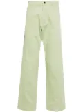 Robyn Lynch piped-trim straight jeans - Green