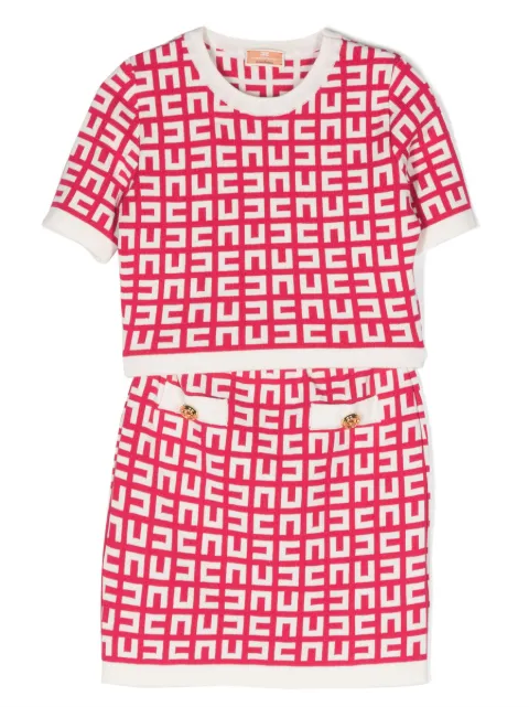 Elisabetta Franchi La Mia Bambina monogram two-piece set 