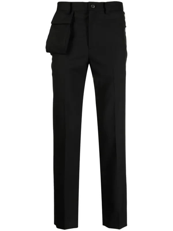 Undercover multi-pocket slim-cut Trousers | Black | FARFETCH GE