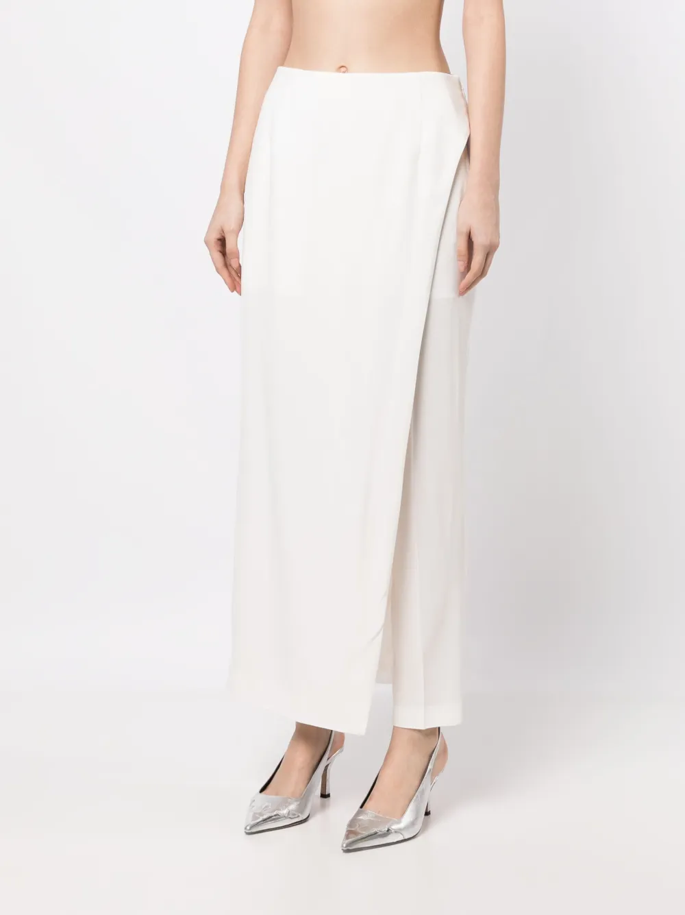  Undercover Fitted-waistline Long Skirt - White 