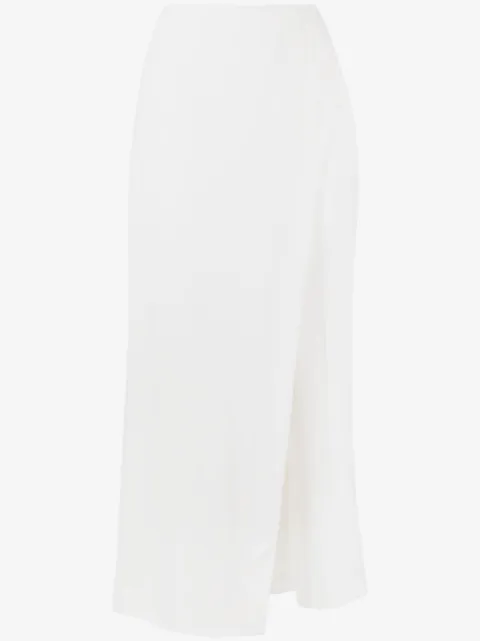 Undercover fitted-waistline long skirt