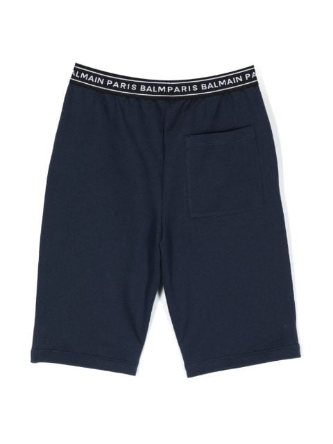 logo-waistband shorts