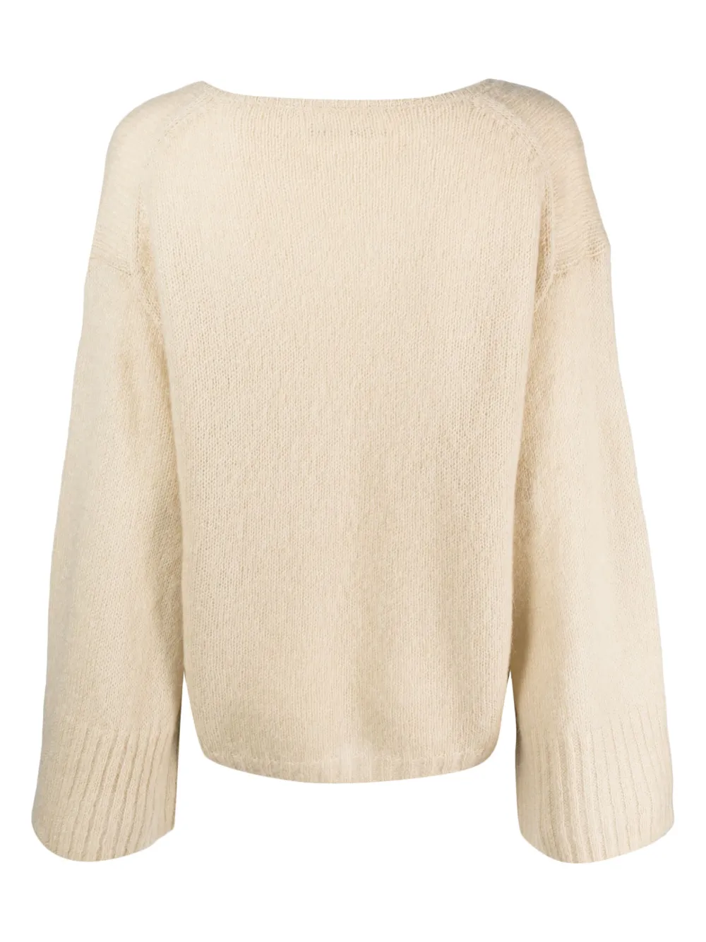By Malene Birger Trui met verlaagde schouders - Beige