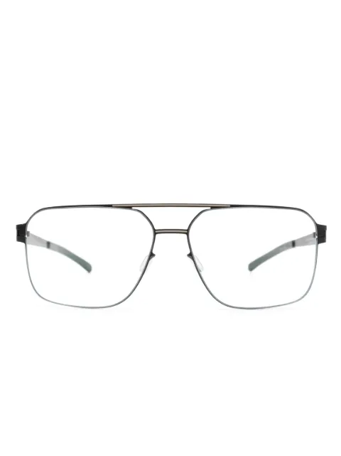 Mykita lentes con armazón estilo piloto