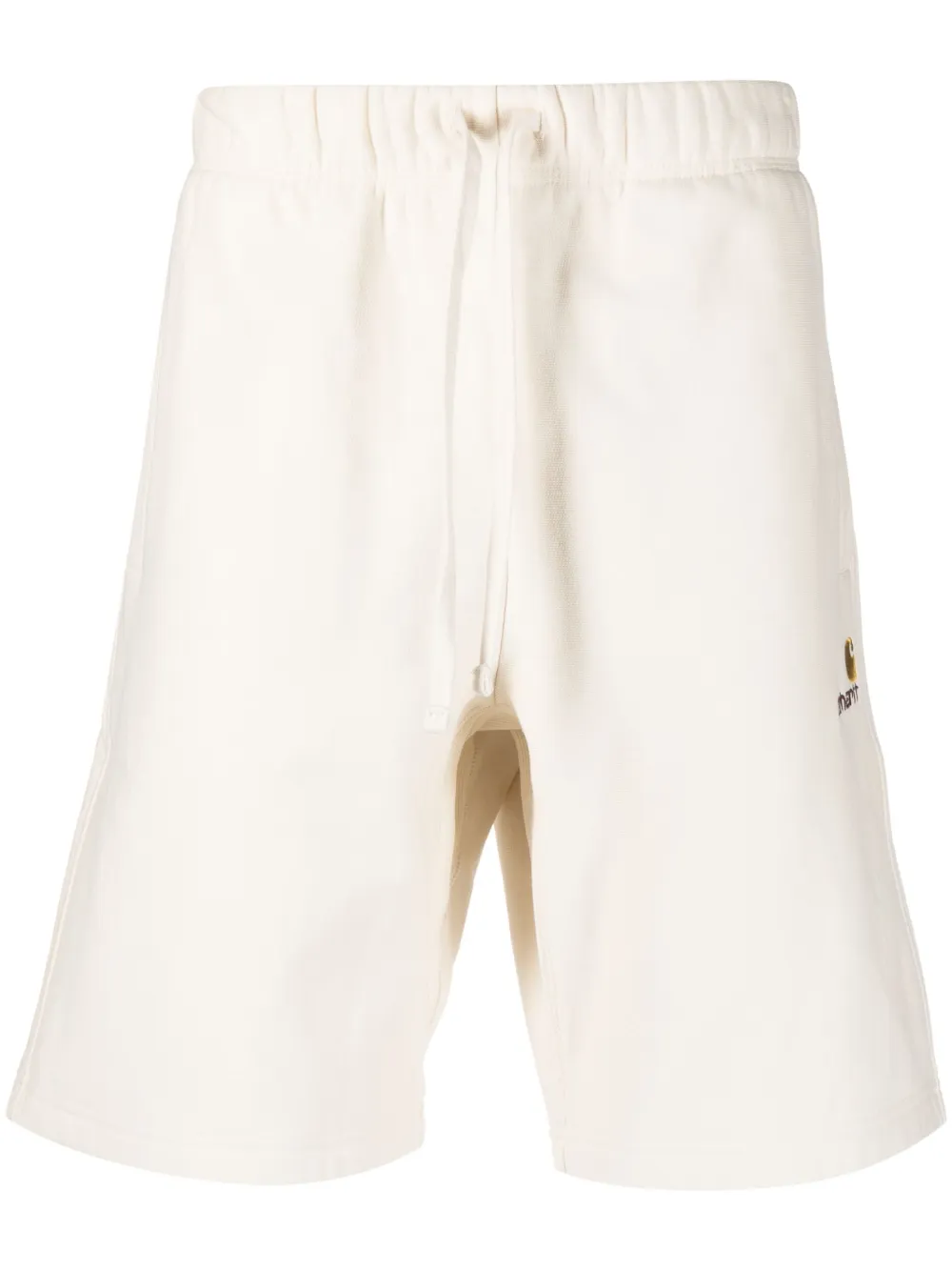 Carhartt Drawstring Cotton-blend Shorts In Nude