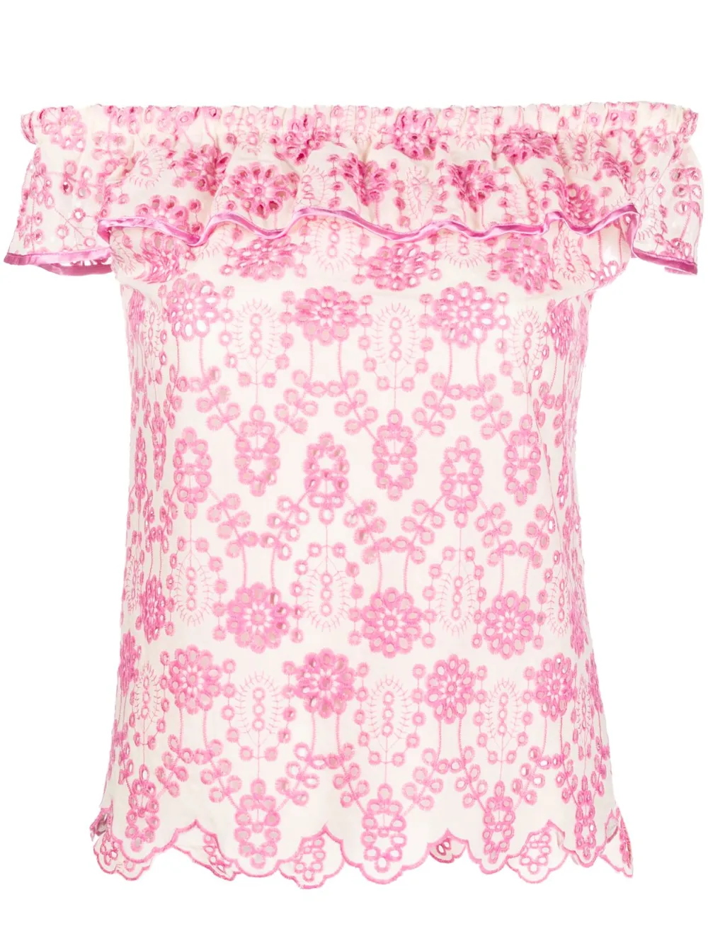 LIU JO off-shoulder ruffled blouse