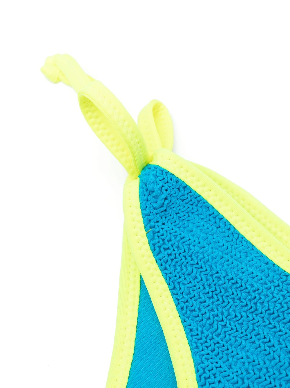 MC2 Saint Barth Kids Bikini met contrasterende afwerking - Blauw