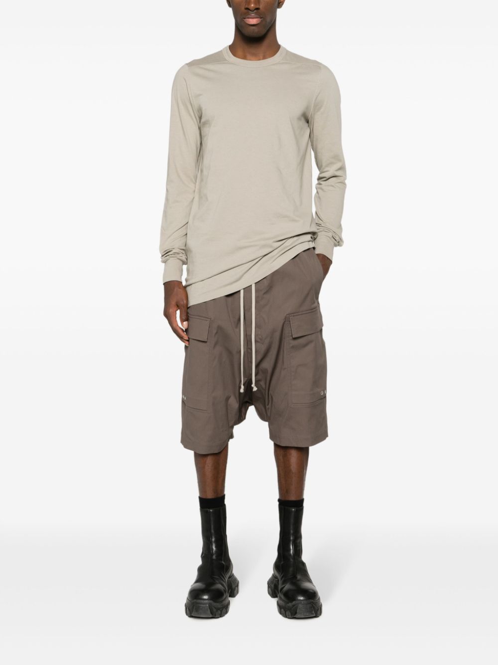 Rick Owens T-shirt met ronde hals - Grijs