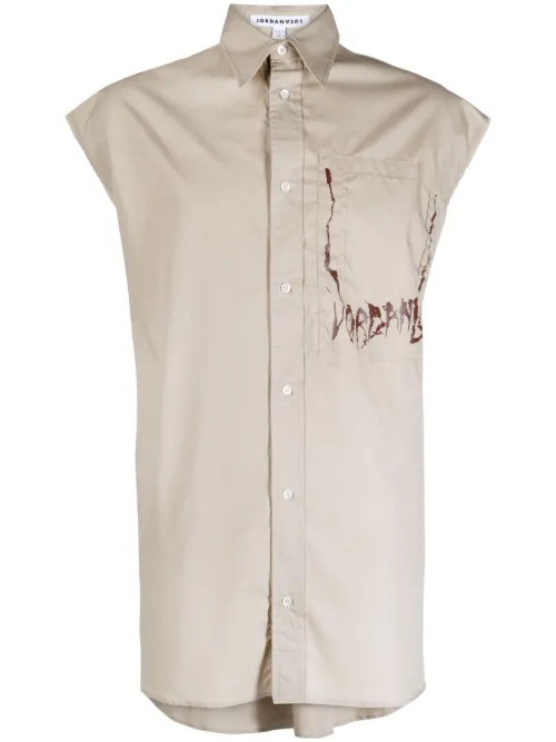 Chemise Skulls en coton - JORDANLUCA - Modalova
