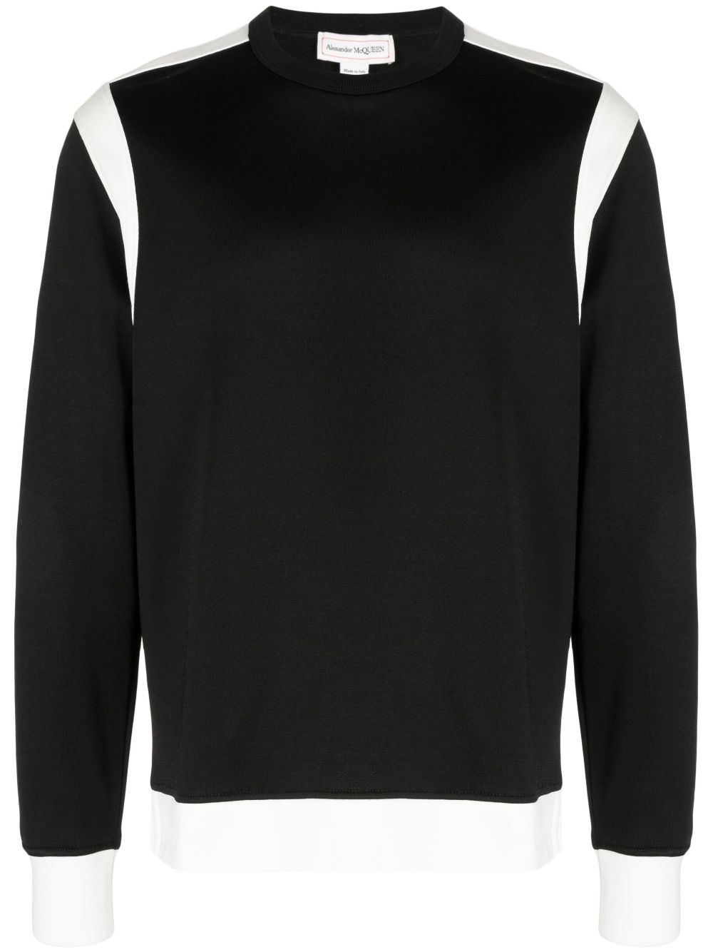 Alexander McQueen two-tone panelled sweatshirt Men