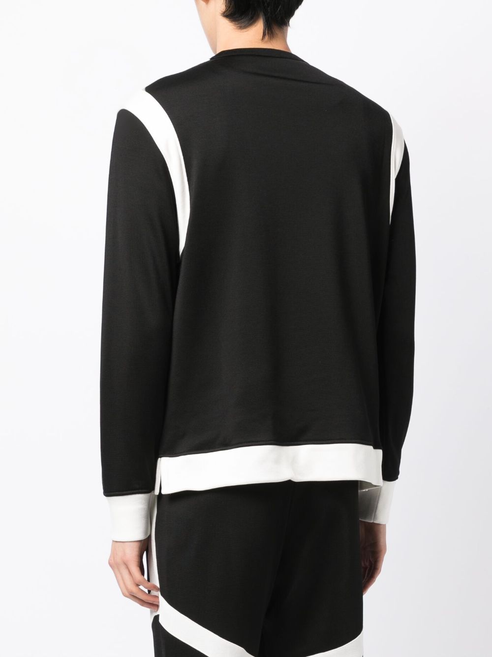 Alexander McQueen two-tone panelled sweatshirt Men