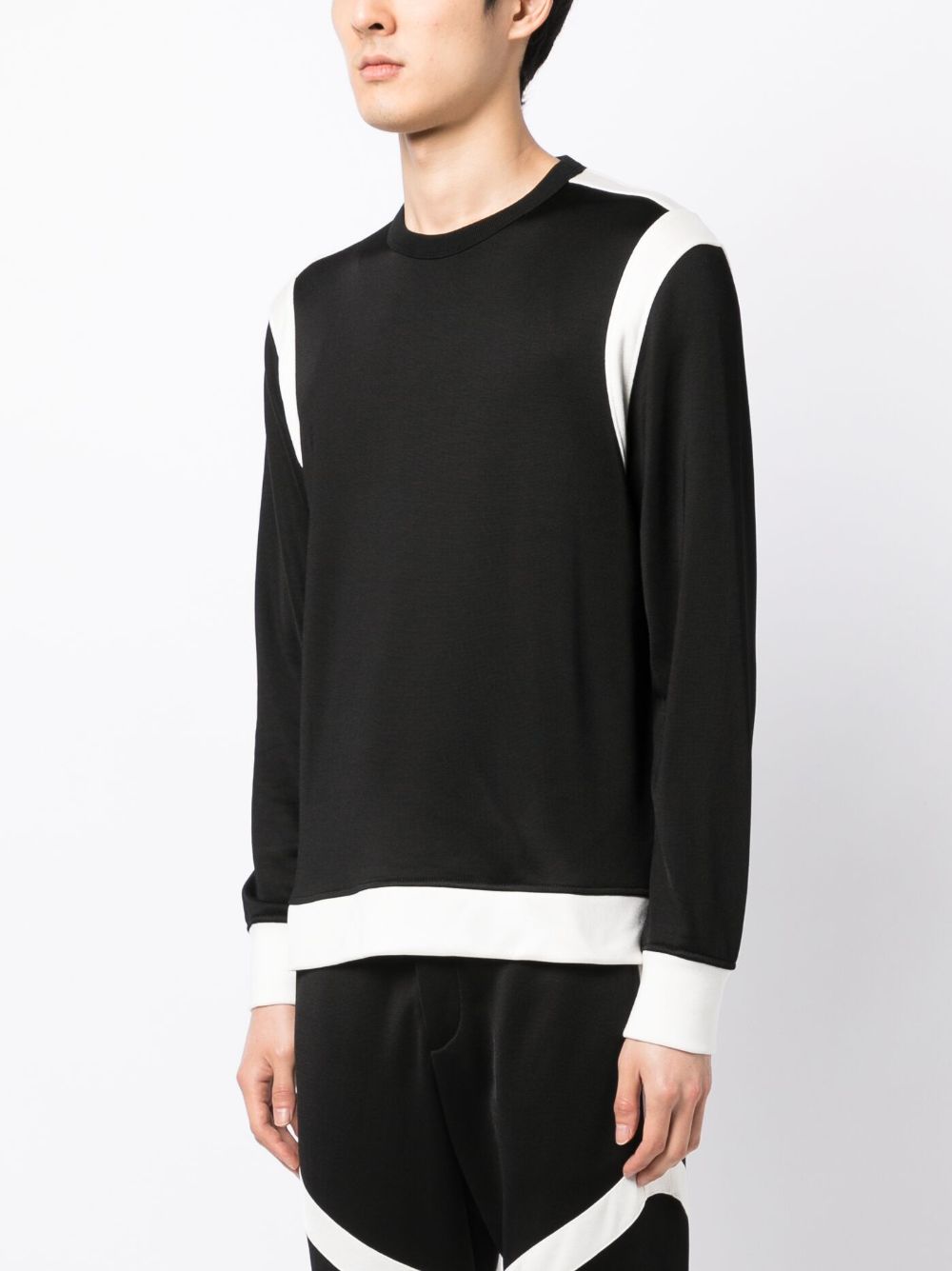 Alexander McQueen two-tone panelled sweatshirt Men