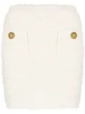 Balmain high-waisted pencil skirt - Neutrals