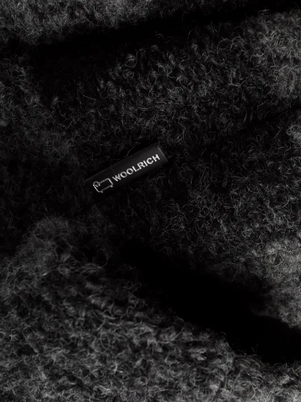 Woolrich チェック フーデッドコート | ブラック | FARFETCH JP