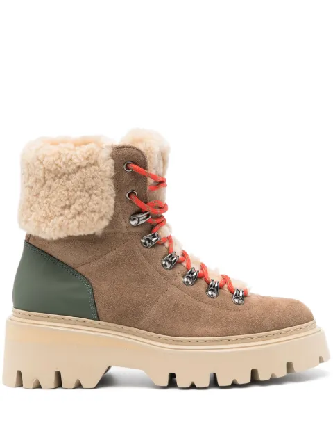 Woolrich shearling suede boots