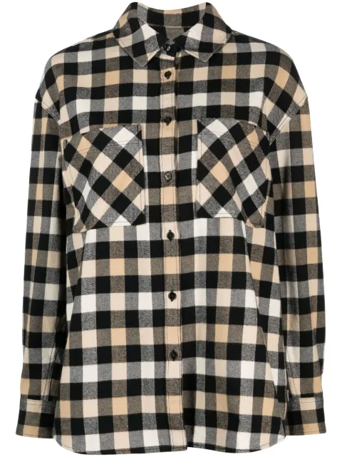 Woolrich checked long-sleeve flannel shirt