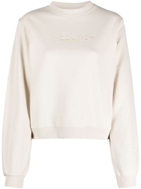 Woolrich logo-embossed crew-neck sweatshirt