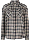 Woolrich plaid-check long-sleeve flannel shirt - Neutrals