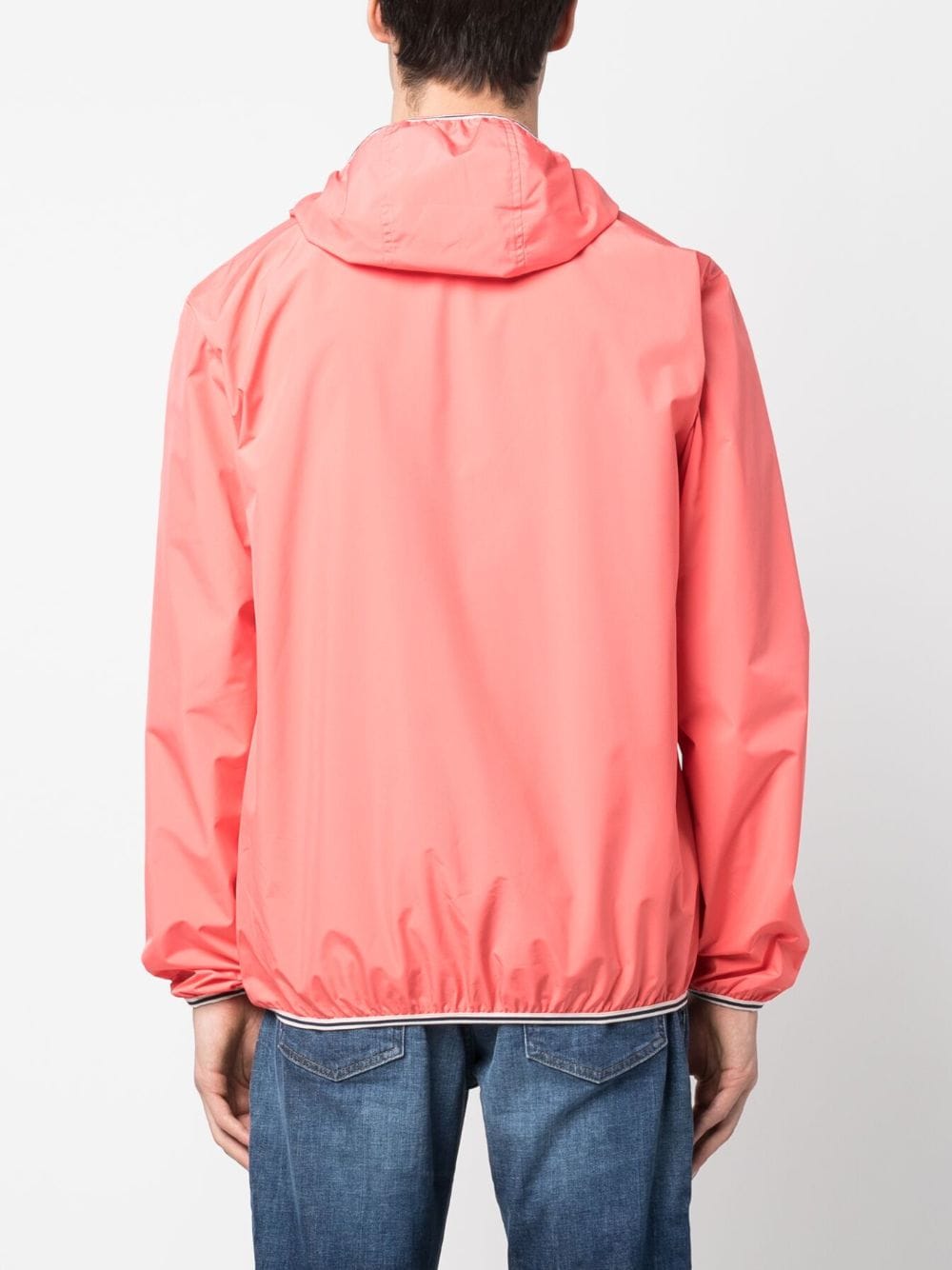 Shop Pyrenex Logo-patch Sleeve Hooded Jacket In Orange