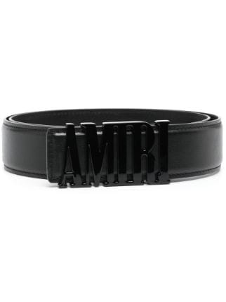 AMIRI Tonal logo-buckle Belt - Farfetch