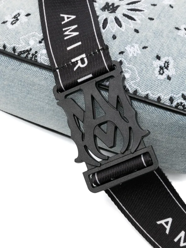 AMIRI Bandana Embroidery Crossbody Bag - Farfetch