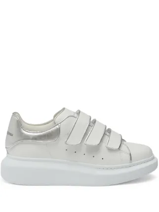 Alexander McQueen Oversized Triple Strap Chunky Sneakers White FARFETCH BH