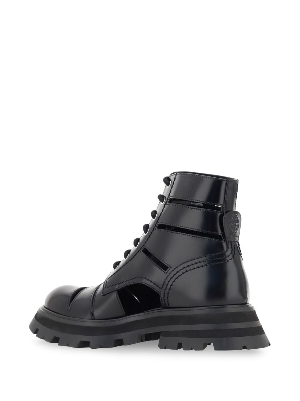 Alexander McQueen Wander cut-out combat boots Women