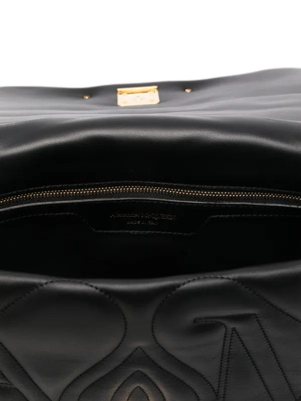 ALEXANDER MCQUEEN The Seal レザー ショルダーバッグ Alexander McQueen The Seal ショルダーバッグ | ブラック