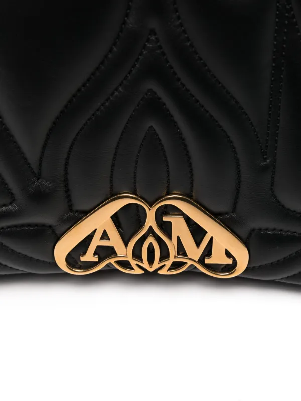 Alexander McQueen The Seal Shoulder Bag | Black | FARFETCH TH