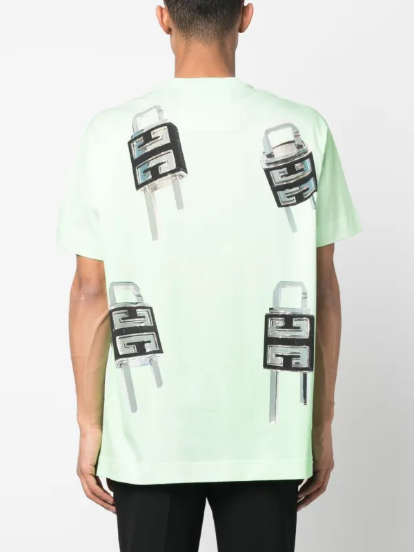 Givenchy illustration-print Cotton T-shirt | Green | FARFETCH