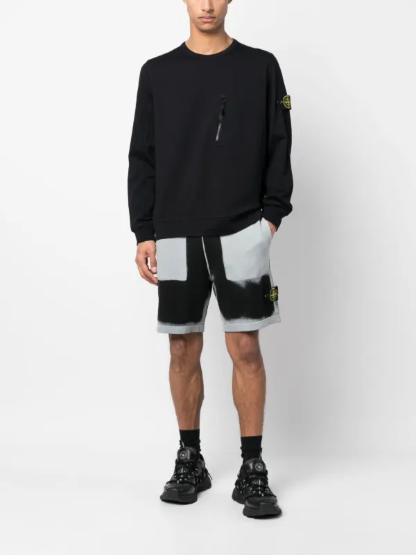 stone island reflective shorts