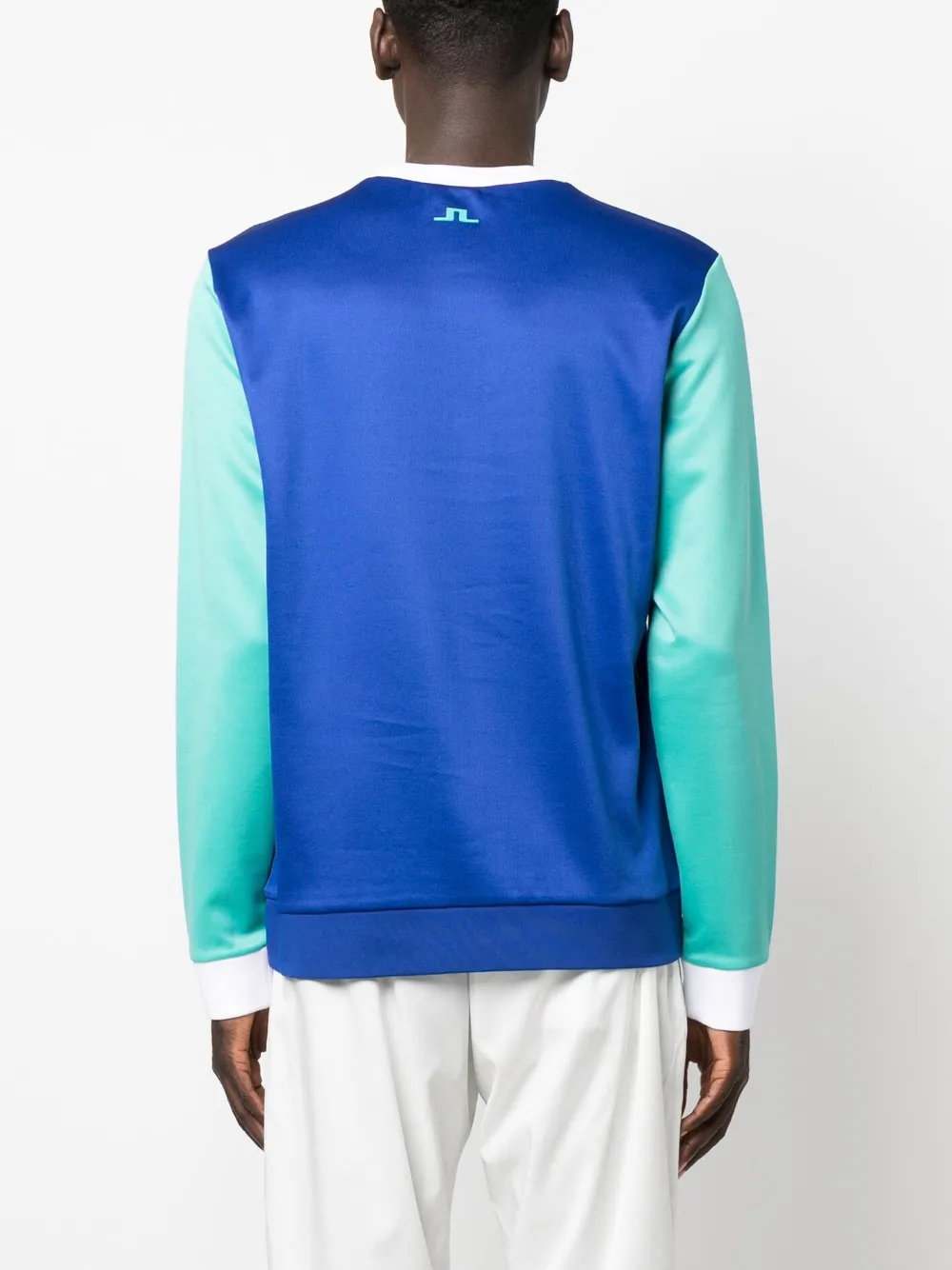 Vans white colour block on sale sweatshirt