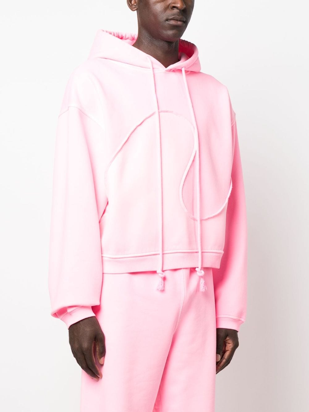 ERL Fleece hoodie - Roze