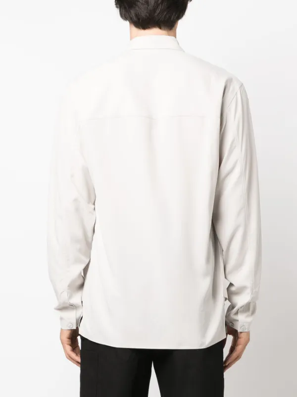 JiyongKim double-layer long-sleeved Shirt - Farfetch