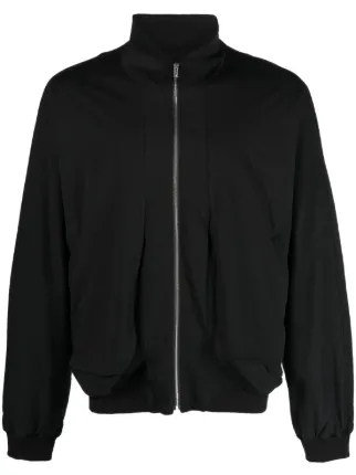 High neck outlet zip jacket