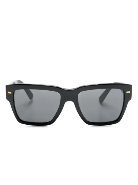Dolce & Gabbana Eyewear logo-lettering square-frame sunglasses