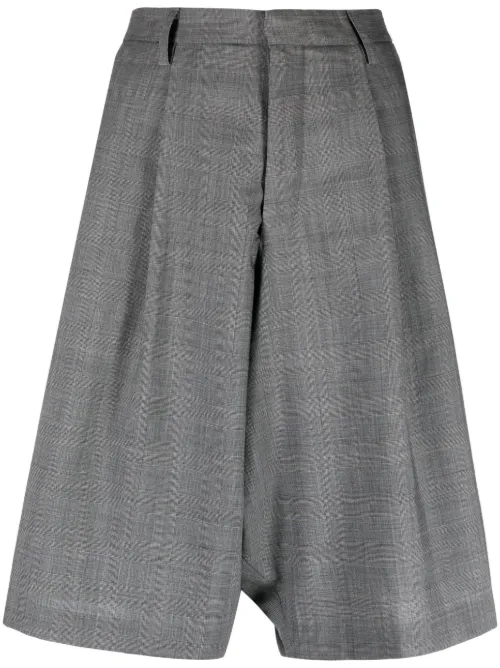 R13 bermuda à plis marqués - Gris - R13 - Modalova