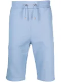 Balmain logo-print track shorts - Blue