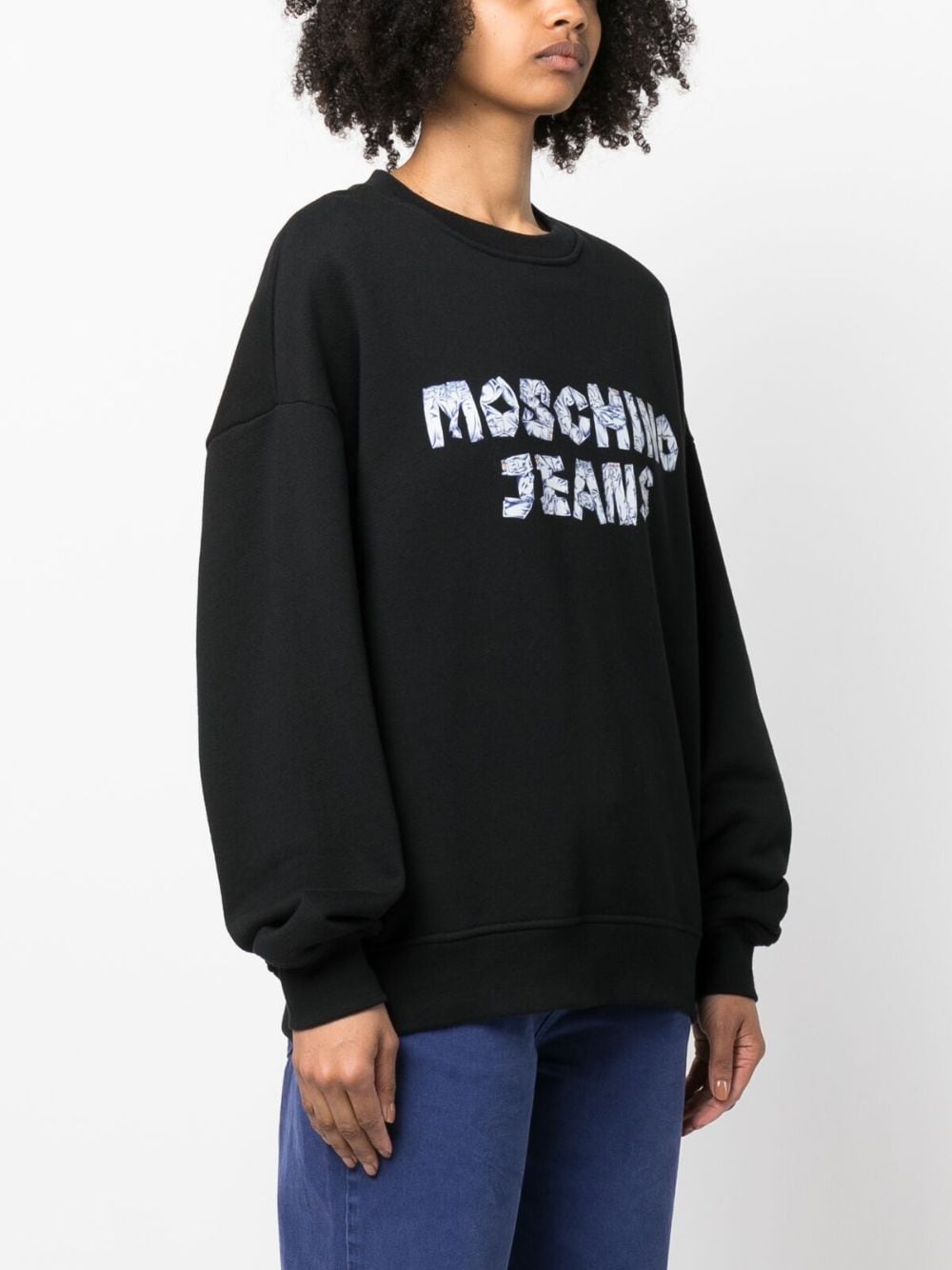 Afskedigelse Effektivt garage MOSCHINO JEANS Jeans logo-print Sweatshirt - Farfetch