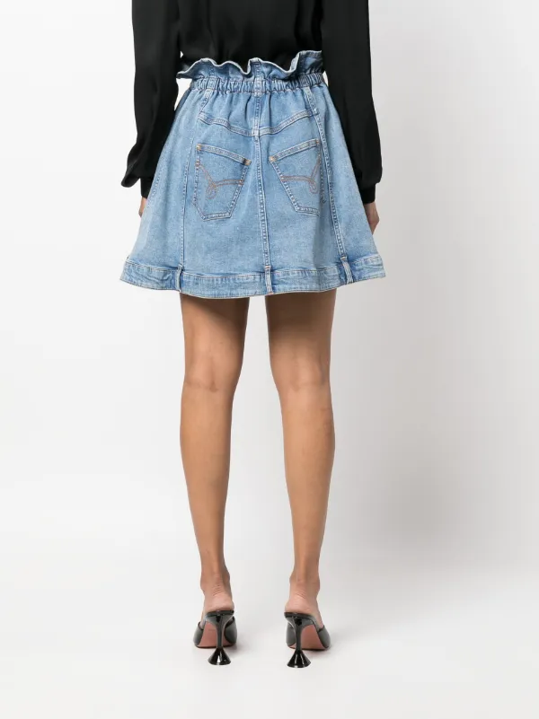 Paperbag waist outlet skirt