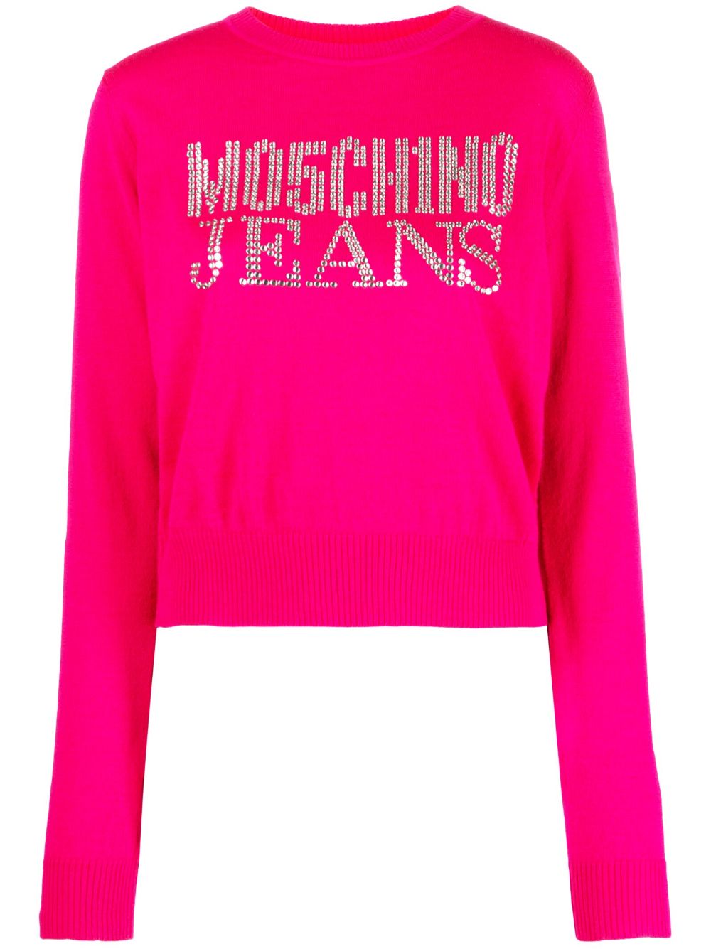 Pink moschino discount sweatshirt