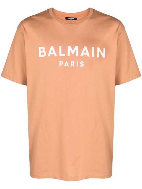 Balmain logo-print cotton T-shirt
