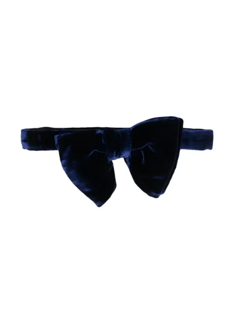 TOM FORD velvet-effect butterfly bow tie