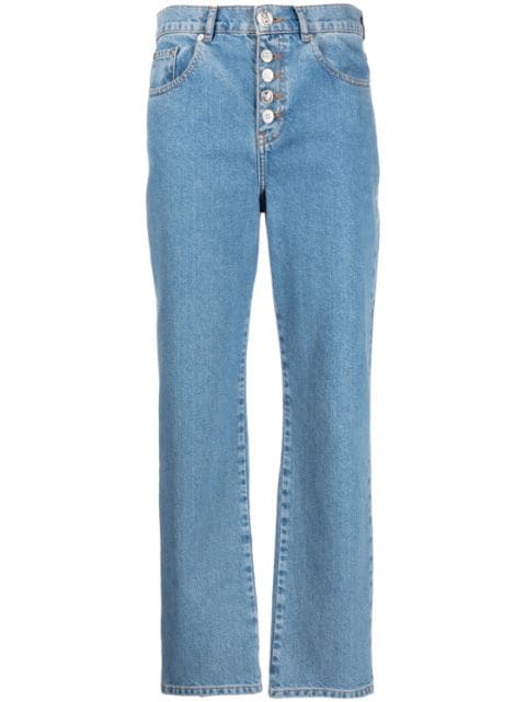 MOSCHINO JEANS pants de mezclilla rectos