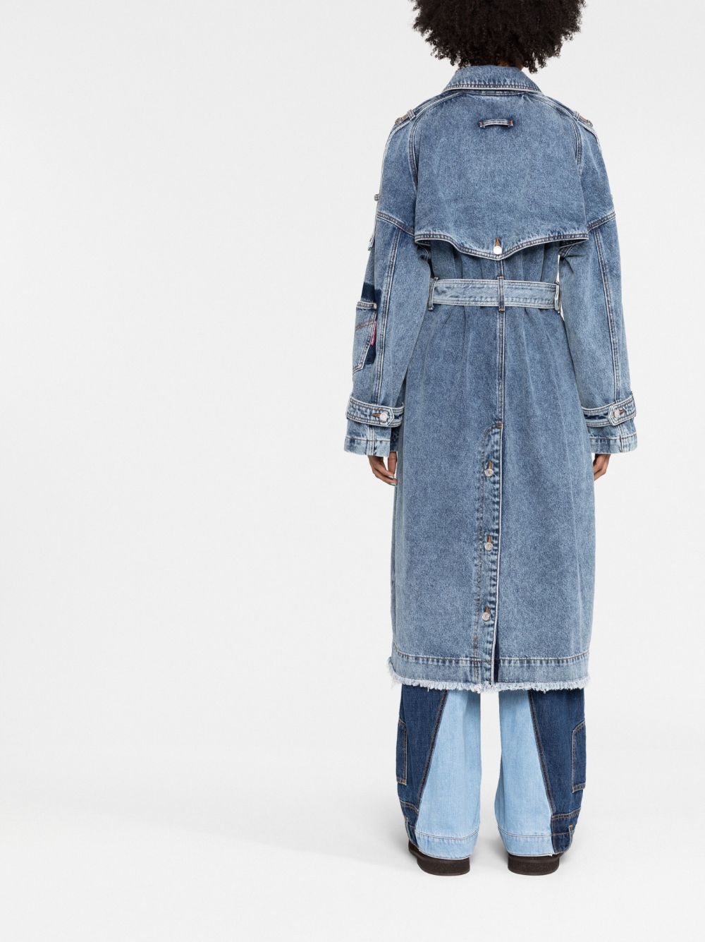 Louis Vuitton Monogram Denim Trench Coat