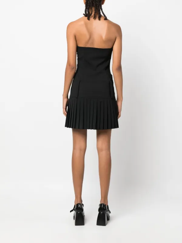 MOSCHINO JEANS Heart Garbadine Minidress | Black | FARFETCH