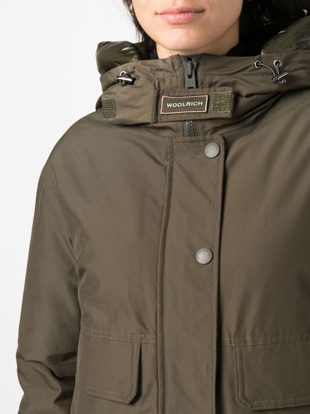 Shop Woolrich Arctic Padded Jacket In Green