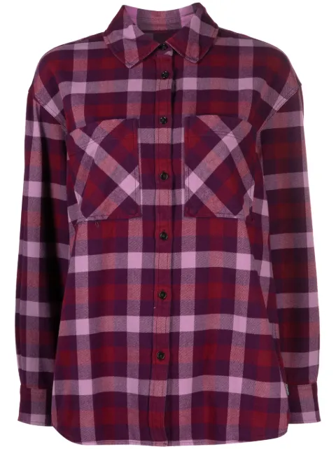 Woolrich checked long-sleeve flannel shirt