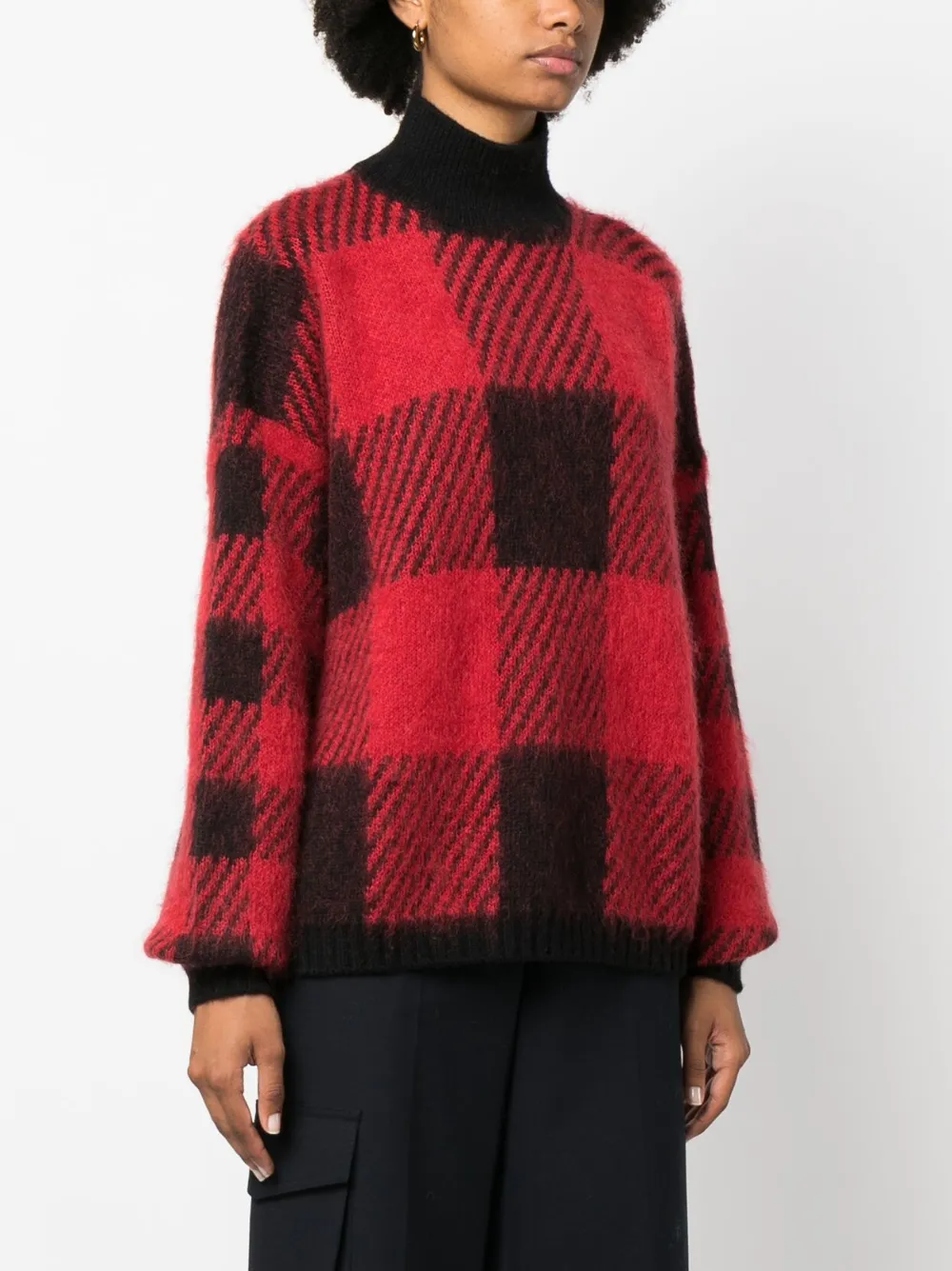 Woolrich Intarsia trui Rood